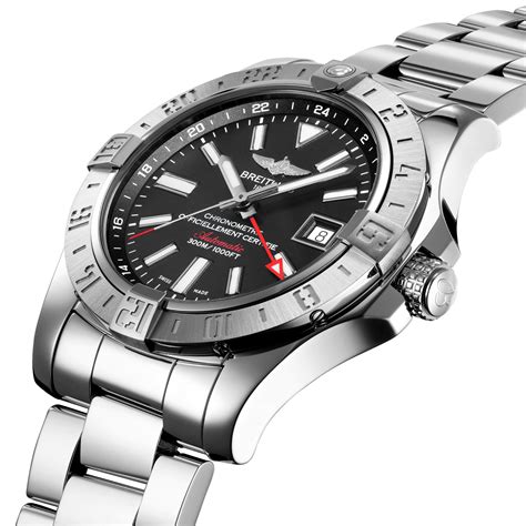 breitling avenger 2 gmt blacksteel|Breitling Avenger ii gmt price.